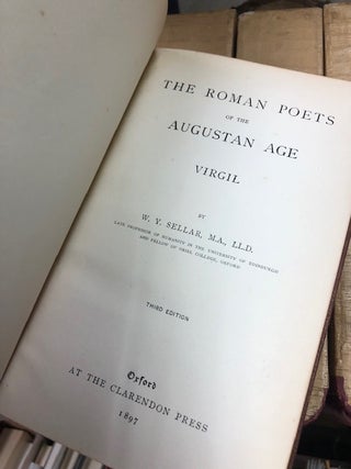 THE ROMAN POETS OF THE AUGUSTAN AGE: Virgil.