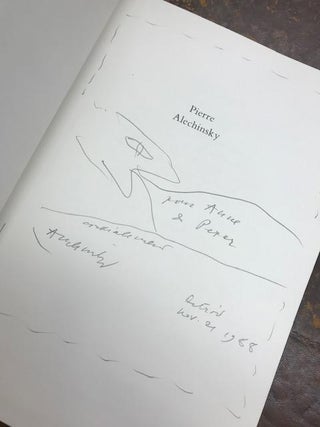 Item #21-1245 PIERRE ALECHINSKY By the Artist. Pierre Alechinsky, Eugene Ionesco, intro