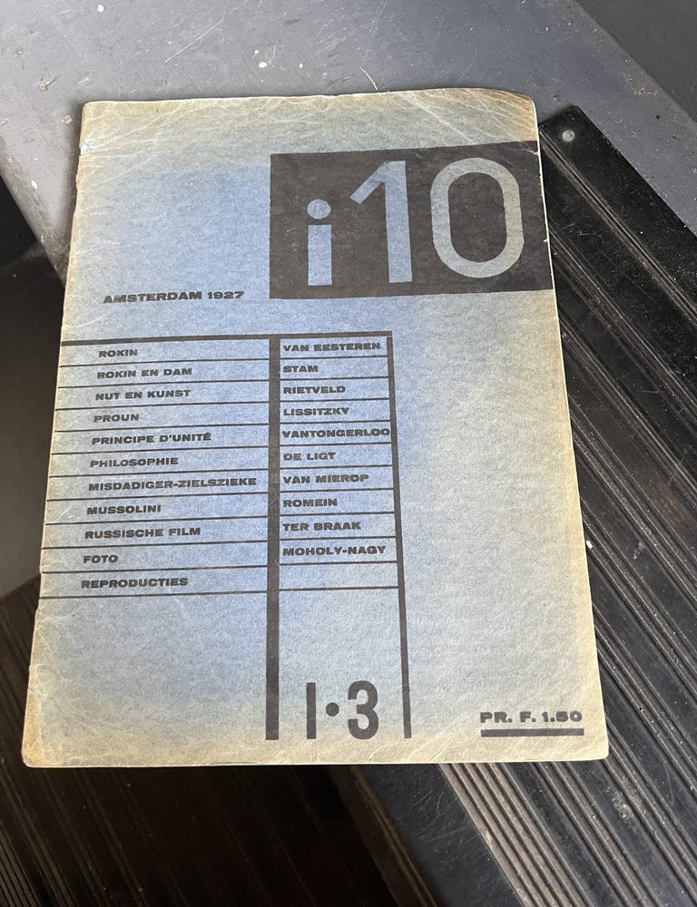 Item #21-4976 "Die Beispiellose Fotografie" article in INTERNATIONALE REVUE [i10] 1/3. L. Moholy-Nagy.