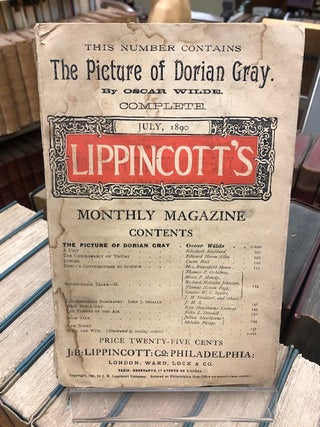 Item #21-7555 "The Picture of Dorian Gray" in LIPPINCOTT'S MONTHLY MAGAZINE, July 1890. Oscar Wilde