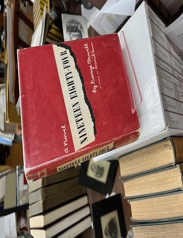 Item #21-9829 NINETEEN EIGHTY-FOUR, A Novel by. George Orwell.