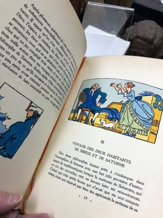 MICROMEGAS, Histoire Philosophique, Vignettes en couleurs de Joseph Hemard
