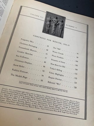 APPAREL ARTS, Volume VII, Number 11, Winter 1936-37