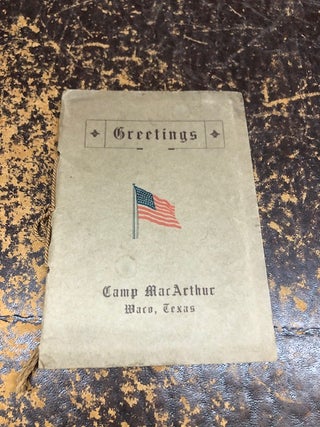 Item #22-2770 GREETINGS, Camp Macarthur, Waco, Texas