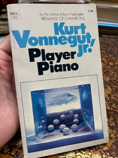 Item #22-4014 PLAYER PIANO. Kurt Jr Vonnegut.