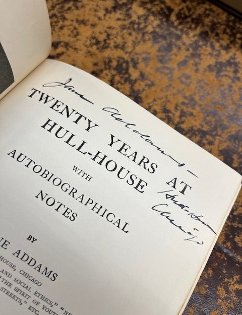 Item #22-4461 TWENTY YEARS AT HULL HOUSE, With Autobiographical Notes. Jane Addams.