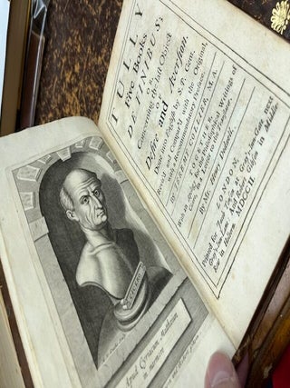 TULLY'S FIVE BOOKS DE FINIBUS; Or, Concerning the Last Object of Desire and Aversion...Revis'd and Compar'd with the Original...By Jeremy Collier...[John Evelyn's copy]