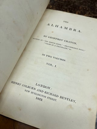 Item #22-4731 THE ALHAMBRA [two volume set]. Geoffrey Crayon