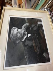 ORIGINAL PHOTO PORTRAIT OF ALBERT SCHWEITZER BY YOUSEF KARSH. 