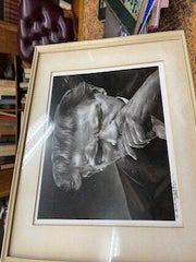 ORIGINAL PHOTO PORTRAIT OF ALBERT SCHWEITZER BY YOUSUF KARSH. 
