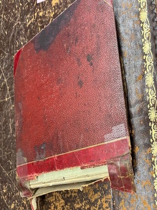 Item #22-6207 A "Mark Twain's Adhesive Scrap Book" given as a gift to Nettie (Annette Bush,...