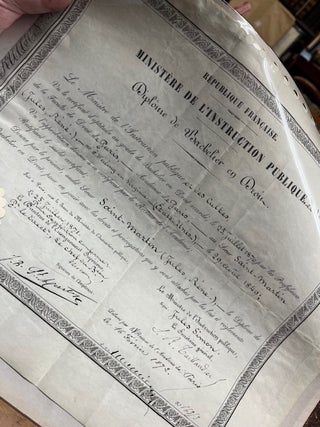 Handwritten roster of the Confederate unit Compagnie Francaise, Gardes du Capitol, 1st Regiment 8th Brigade Louisiana Militia, Captain A. St. Martin Baton Rouge 1861-1862