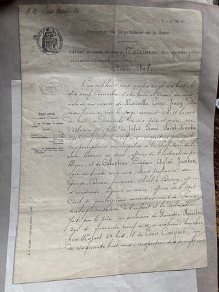 Handwritten roster of the Confederate unit Compagnie Francaise, Gardes du Capitol, 1st Regiment 8th Brigade Louisiana Militia, Captain A. St. Martin Baton Rouge 1861-1862