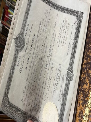 Handwritten roster of the Confederate unit Compagnie Francaise, Gardes du Capitol, 1st Regiment 8th Brigade Louisiana Militia, Captain A. St. Martin Baton Rouge 1861-1862