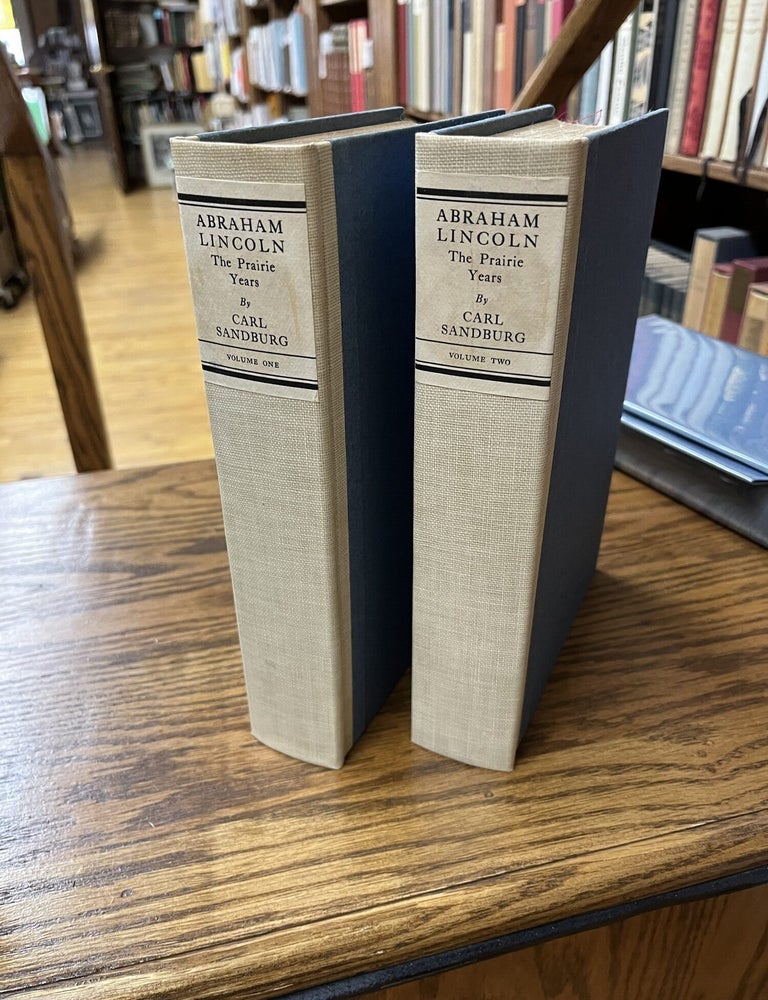 Item #22-9961 ABRAHAM LINCOLN, The Prairie Years [limited signed edition]. Carl Sandburg.