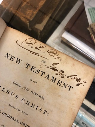 Item #22-dixnursing THE NEW TESTAMENT OF OUR LORD AND SAVIOUR JESUS CHRIST: Translated Out of The...