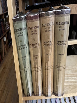 MARLBOROUGH, His Life and Times [four volumes, all first editions. Winston Churchill.