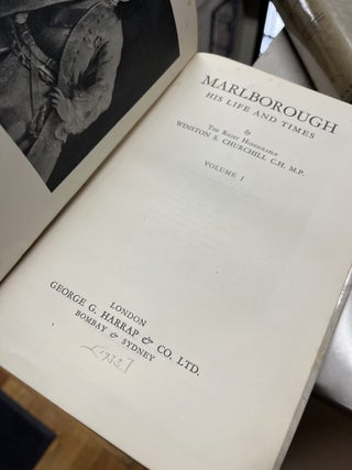 MARLBOROUGH, His Life and Times [four volumes, all first editions]