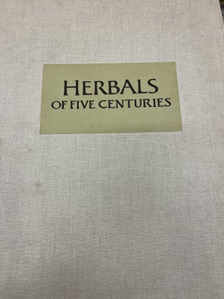 Item #23-0157 HERBALS OF FIVE CENTURIES 50 Original Leaves from German, French, Dutch, English,...
