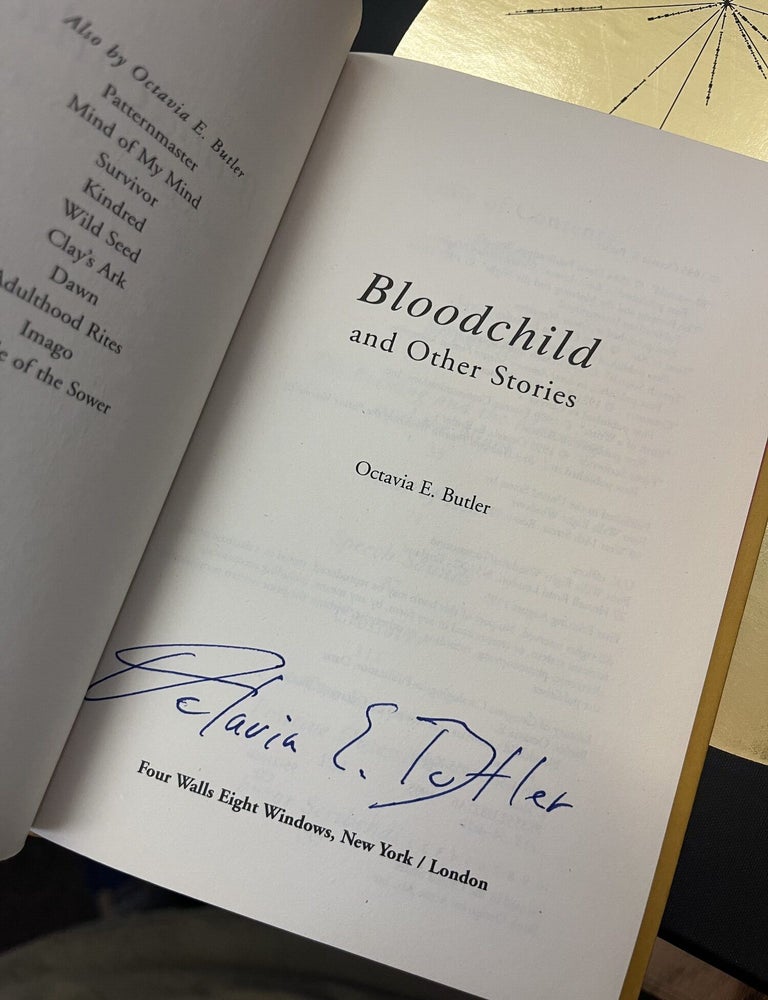 Item #23-1310c BLOODCHILD And Other Stories. Octavia E. Butler.