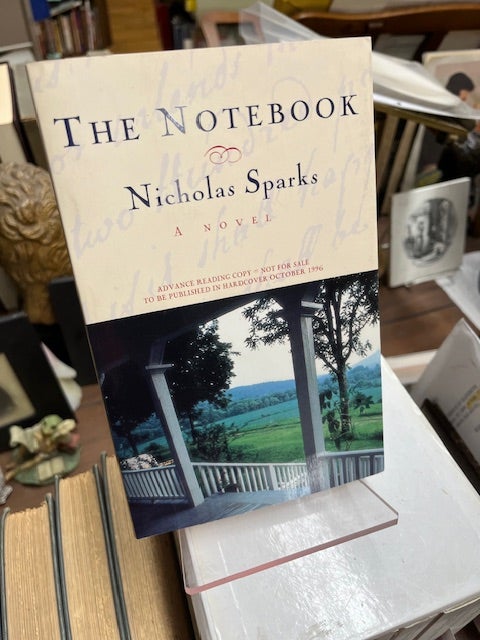 Item #98-4388 THE NOTEBOOK [Advance Reading Copy.]. Nicholas Sparks.