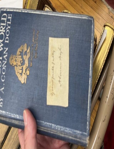 Item #99-3221 THE LOST WORLD. Being an Account of the Recent Amazing Adventures. . Arthur Conan Doyle.