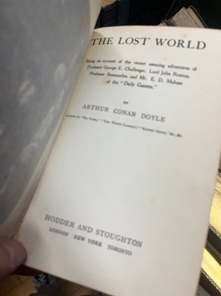 THE LOST WORLD. Being an Account of the Recent Amazing Adventures. . .