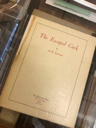 Item #99-7776 THE ESCAPED COCK. D. H. Lawrence